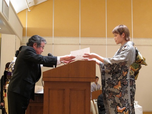 BM 国際ビューティモード専門学校 - 【山野流着物着付師 奥伝】の伝達式☆