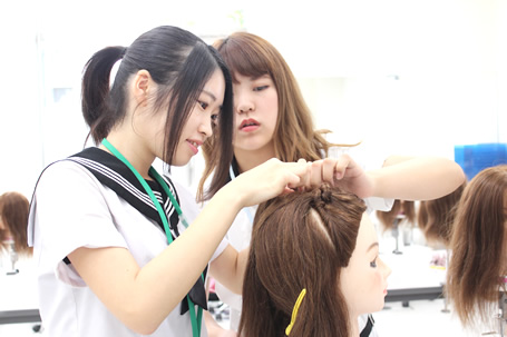 ヘアアレンジ体験